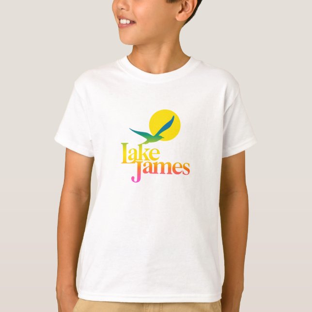 Sjö James children Retro Vibes T-Shirt (Unisex) (Framsida)