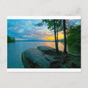 sjö jocassee South carolina Vykort