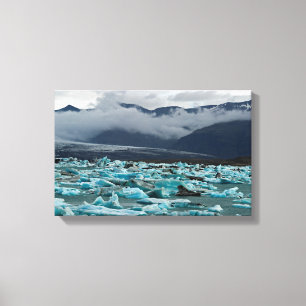 Sjö Jokulsarlon - Island Canvastryck