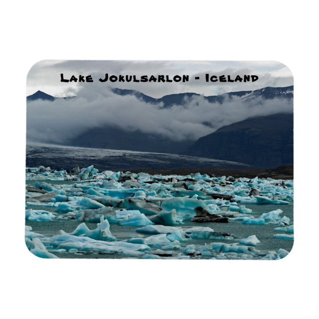 Sjö Jokulsarlon - Island Magnet (Horisontell)