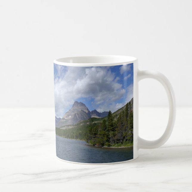 Sjö Josephine vid Glacier National Park Kaffemugg (Höger)