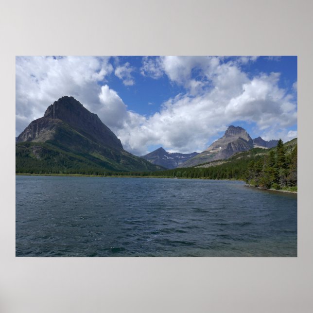 Sjö Josephine vid Glacier National Park Poster (Framsidan)