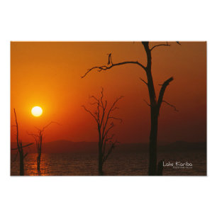 Sjö Kariba Fototryck