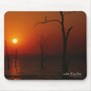 Sjö Kariba Sunset Mousepad Musmatta
