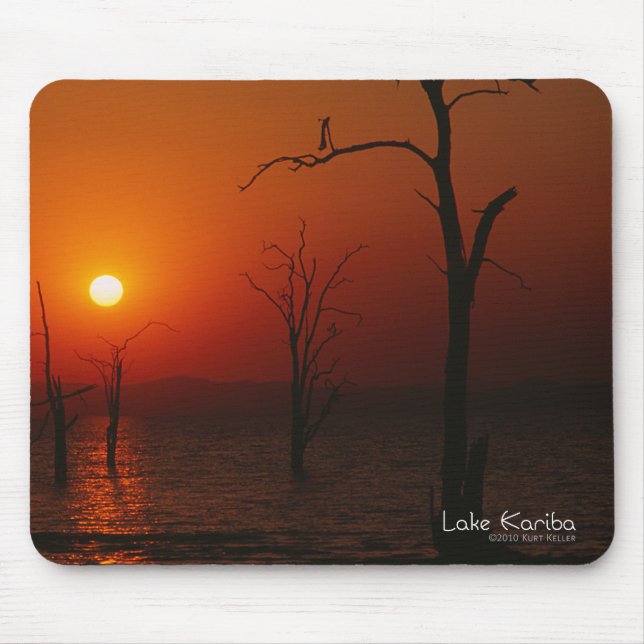 Sjö Kariba Sunset Mousepad Musmatta (Framsidan)