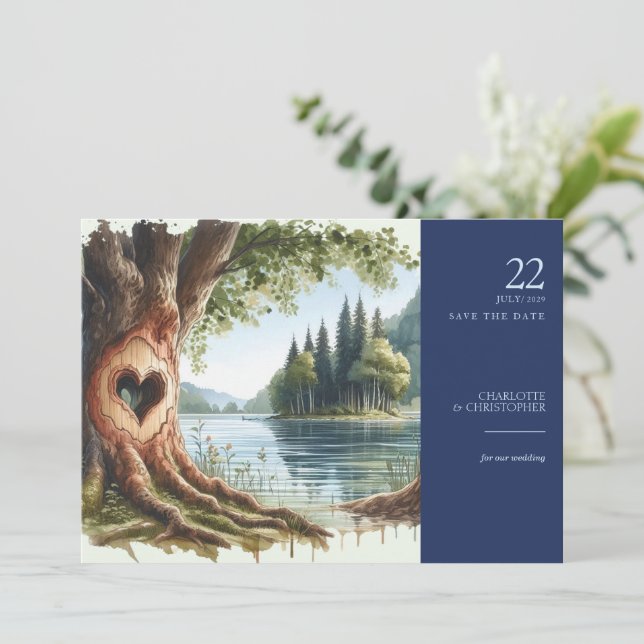 Sjö Kärlek Spara Datumet (Stående Fram)