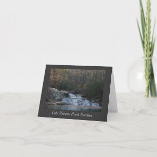 Sjö Keowee Waterfall (rubrik) Kort