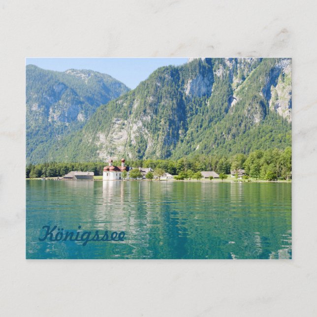 Sjö Königssee Vykort (Framsida)