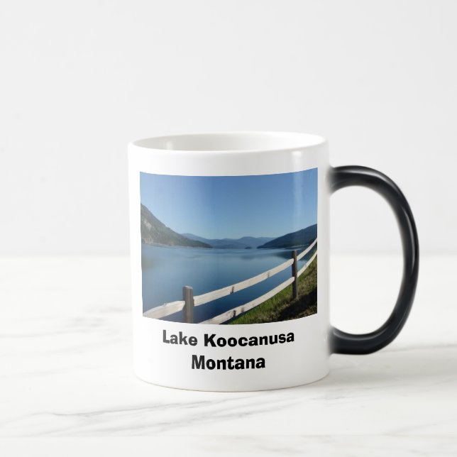 Sjö Koocanusa Northwest Montana Magisk Mugg (Höger)