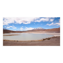 Sjö landskap på fotoutskriften Altiplano Fototryck