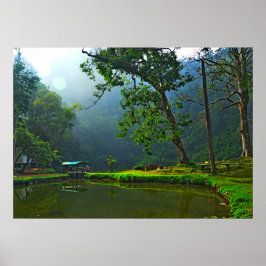 Sjö - Landskapets natur i liggande landskap Poster