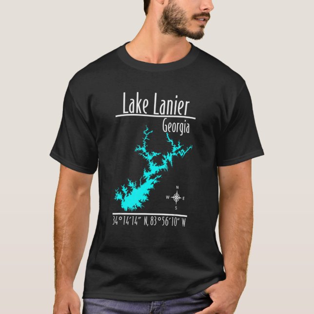 sjö Lanier Georgia T Shirt (Framsida)