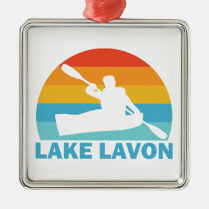 Sjö Lavon Texas Kayak Julgransprydnad Metall