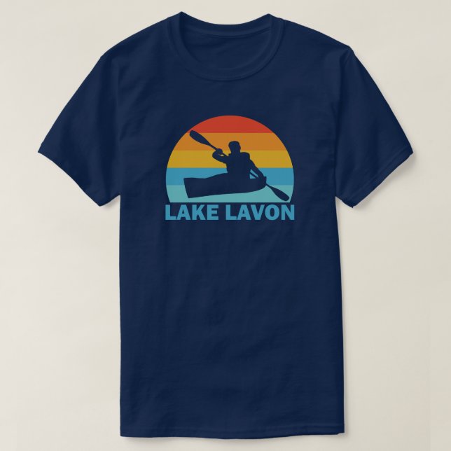 Sjö Lavon Texas Kayak T Shirt (Design framsida)