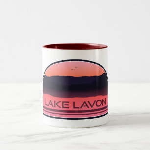 Sjö Lavon Texas Red Sunrise Två-Tonad Mugg