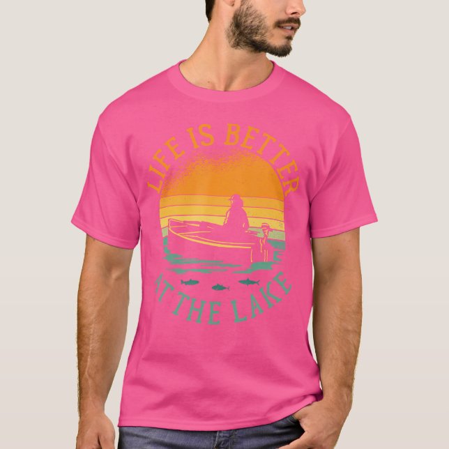 Sjö Life Boskapsfiskare Kayaking Sailing Capta T Shirt (Framsida)