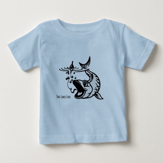 Sjö Life - Fin Baby Shirt T Shirt (Framsida)