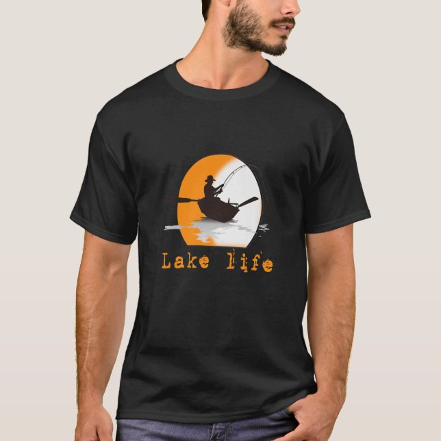 Sjö Life Fishing T Shirt (Framsida)