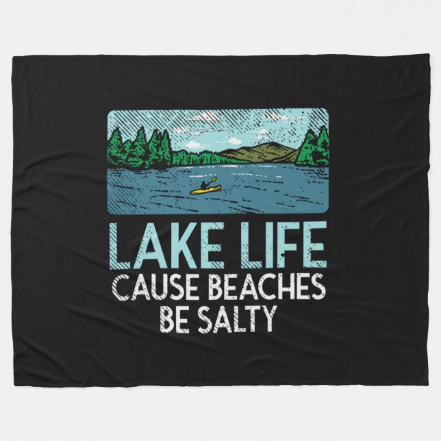 Sjö Life Salty Beacher Fleecefilt (Framsidan (Horisontell))