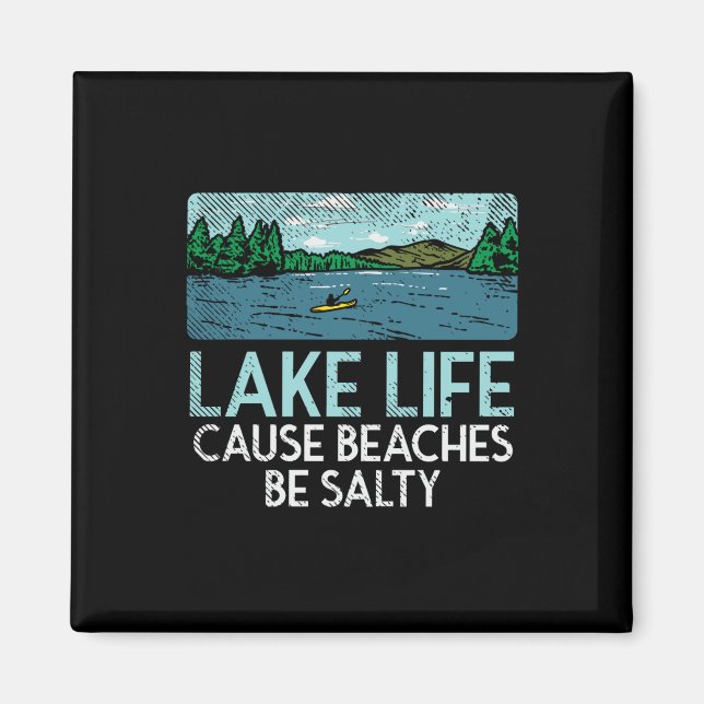 Sjö Life Salty Beacher Magnet (Framsidan)