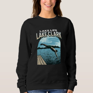 Sjö Life Sjö Clark Swimming Alaska Swimmer Simma T Shirt