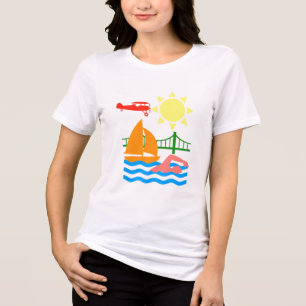 Sjö livsstil t shirt