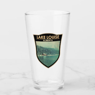 Sjö Louise Alberta Canada Travel Art Vintage Glaskopp