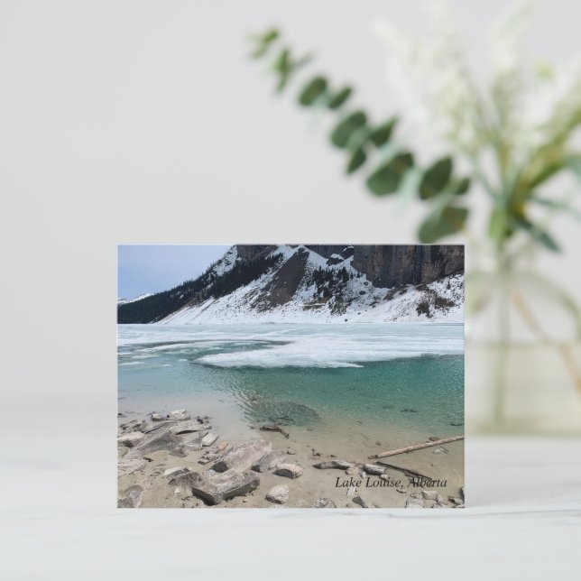 Sjö Louise, Alberta Canadian Rockies Vykort (Stående Fram)