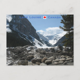 Sjö Louise Alberta Kanada Vykort