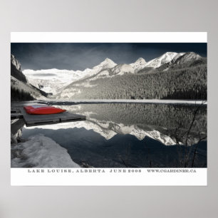 Sjö Louise, Alberta Poster