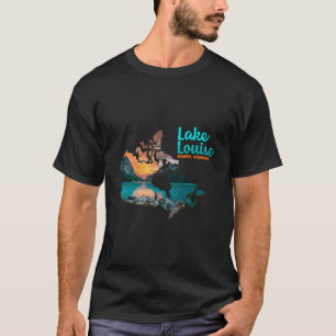 Sjö Louise Banff Alberta Canada Glacier Icefield T Shirt