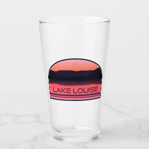 Sjö Louise Banff nationalpark Red Sunrise Glaskopp