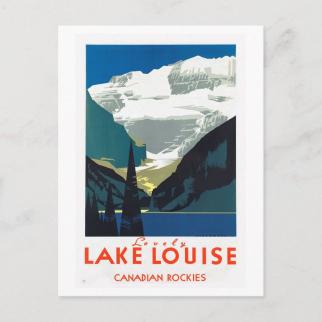 Sjö Louise Canadian Rockies Kanada Vykort (Framsida)