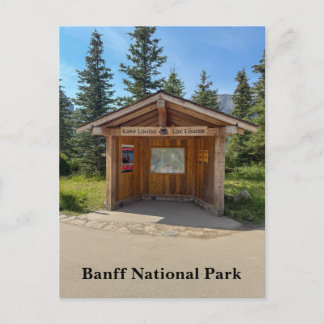 Sjö Louise i Banff Canada Helg Vykort