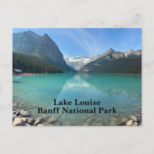 Sjö Louise i Banff Canada Helg Vykort