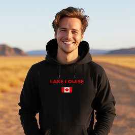 Sjö Louise Kanada Kanadas kanadensiska Mörk Färg Hoodie