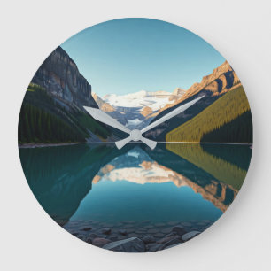 Sjö Louise vid Banff National Park Kanada Stor Klocka