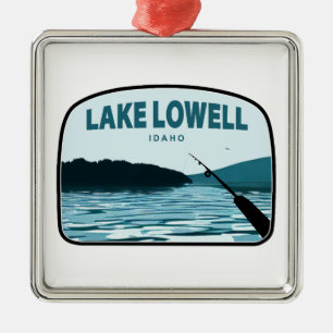 Sjö Lowell Idaho Fishing Rod Julgransprydnad Metall