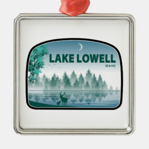 Sjö Lowell Idaho Hjort Julgransprydnad Metall