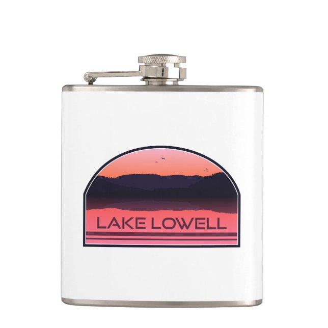 Sjö Lowell Idaho Red Sunrise Fickplunta (Framsidan)