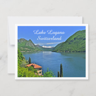 SJÖ LUGANO, SCHWEIZ VYKORT