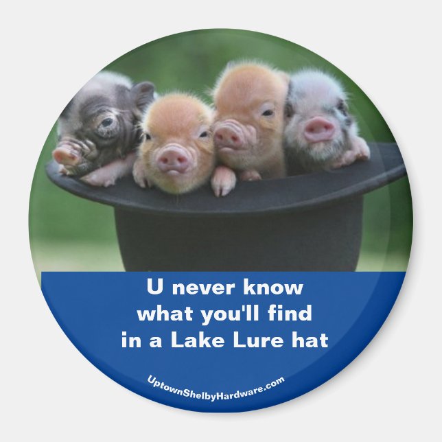Sjö Lure hat Magnet (Framsidan)