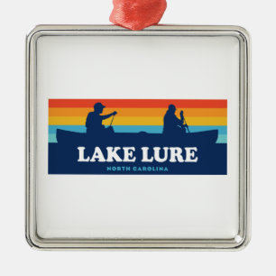 Sjö Lure North Carolina Canoe Julgransprydnad Metall
