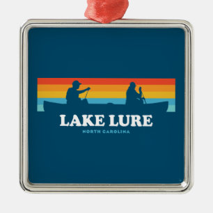 Sjö Lure North Carolina Canoe Julgransprydnad Metall