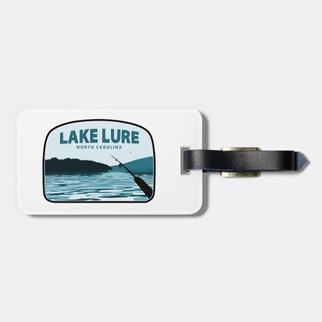 Sjö Lure North Carolina Fishing Rod Bagagebricka (Baksida Vågrät)