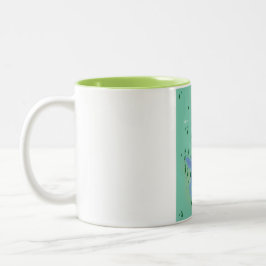 Sjö Maggiore-Italien - Schweiz karta Två-Tonad Mugg