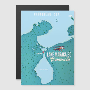 Sjö Maracaibo, Venezuelas sjöfart karta.