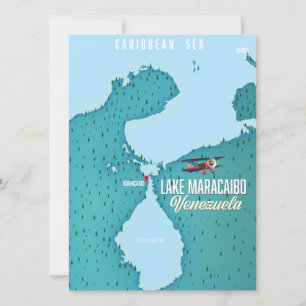 Sjö Maracaibo, Venezuelas sjöfart karta.