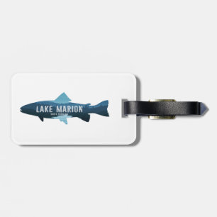 Sjö Marion South Carolina Fish Bagagebricka