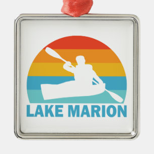 Sjö Marion South Carolina Kayak Julgransprydnad Metall